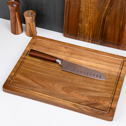 Schneidebrett Akazienholz ,40*30*2 cm (L / B / T) für die Küche
