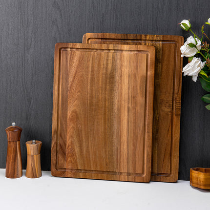 Schneidebrett Akazienholz ,40*30*2 cm (L / B / T) für die Küche