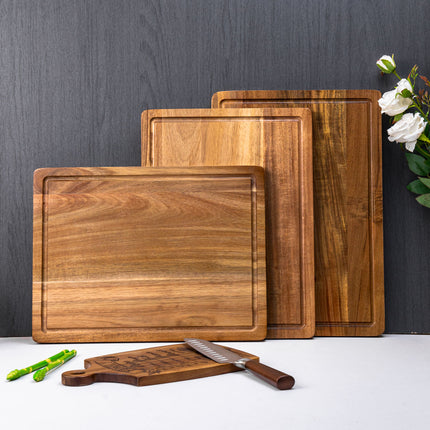 Schneidebrett Akazienholz ,40*30*2 cm (L / B / T) für die Küche